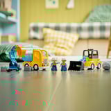 LEGO DUPLO Town Veicoli da costruzione - Set 3 in 1, Giochi di costruzione 