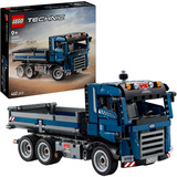 LEGO Technic 42203 Autocarro con Cassone Ribaltabile - Camion Giocattolo con Sterzo e Funzioni - Modellino per Bambini 9+, Giochi di costruzione Set da costruzione, 9 anno/i, Plastica, 462 pz, 817 g