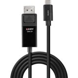 Lindy 43343 cavo e adattatore video 3 m USB tipo-C DisplayPort Nero Nero, 3 m, USB tipo-C, DisplayPort, Maschio, Maschio, Dritto