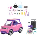 Mattel Big City Big Dreams Big City, Big Dreams Transforming Vehicle Playset Auto della bambola fucsia/Viola, Big Dreams Transforming Vehicle Playset, Auto della bambola, 3 anno/i