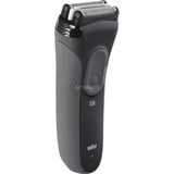 Procter & Gamble Serie 3 3000S Rasoio Grigio Nero/grigio, Rasoio, Grigio, Carica, CA/Batteria, Batteria integrata, 30 min