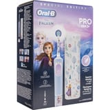Procter & Gamble Vitality Pro Frozen Bambino Spazzolino rotante-oscillante Nero, Grigio, Spazzolino da denti elettrico celeste/Bianco, Bambino, Spazzolino rotante-oscillante, Battito, Nero, Grigio, 2 min, Nero