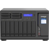 QNAP TVS-h1288X NAS Tower Collegamento ethernet LAN Nero W-1250 NAS, Tower, Intel® Xeon®, W-1250, Nero