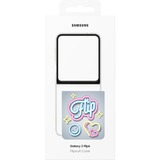 SAMSUNG Galaxy Z Flip6 FlipSuit Case Neon Card, Custodia per telefono grigio, Cover, Samsung, Galaxy Z Flip6, 17 cm (6.7"), Trasparente