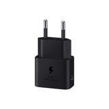Samsung Caricabatterie USB Type-C Super Fast Charging (25W) Nero, Interno, USB, Nero