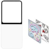 Samsung Galaxy Z Flip6 FlipSuit Case Neon Card, Custodia per telefono grigio, Cover, Samsung, Galaxy Z Flip6, 17 cm (6.7"), Trasparente