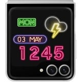 Samsung Galaxy Z Flip6 FlipSuit Case Neon Card, Custodia per telefono grigio, Cover, Samsung, Galaxy Z Flip6, 17 cm (6.7"), Trasparente