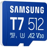Samsung T7 microSDXC 512 GB, Scheda di memoria blu