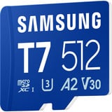 Samsung T7 microSDXC 512 GB, Scheda di memoria blu