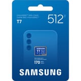 Samsung T7 microSDXC 512 GB, Scheda di memoria blu