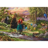 Schmidt Spiele Thomas Kinkade Studios: Disney Dreams Collection - Ribelle, Merida Leggenda delle Highlands, Puzzle 
