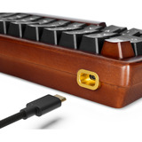 Sharkoon 4044951042784, Tastiera da gioco legno/Nero