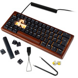 Sharkoon 4044951042784, Tastiera da gioco legno/Nero