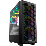 Sharkoon RGB HEX ricondizionato, Chassis Tower Nero