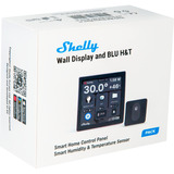 Shelly Wall Display + Shelly BLU H&T, Pannello di controllo Nero
