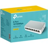 TP-Link TL-SF1008D Non gestito Fast Ethernet (10/100) Bianco Non gestito, Fast Ethernet (10/100), Full duplex, Vendita al dettaglio