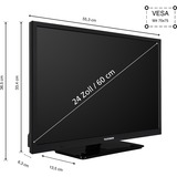 Telefunken XH24O550M, Televisore LED Nero