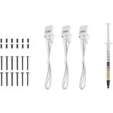 Thermaltake TOUGHFAN EX12 Pro White – Swappable Edition, Ventola Nero