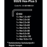 Wera 950/9 Hex-Plus 5 