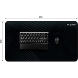 be quiet! Tappetino per mouse XL, Gioco mouse pad Nero
