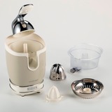 Ariete 413 Spremiagrumi Elettrico con Leva - Salvagoccia - Motore Silenzioso - 85 Watt - Design Vintage - Beige crema, Beige, Beige, 0,6 L, Acciaio inox, Metallo, 85 W