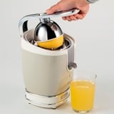 Ariete 413 Spremiagrumi Elettrico con Leva - Salvagoccia - Motore Silenzioso - 85 Watt - Design Vintage - Beige crema, Beige, Beige, 0,6 L, Acciaio inox, Metallo, 85 W