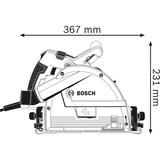 Bosch 0 601 675 001 sega circolare portatile 16,5 cm 6250 Giri/min 1400 W blu, 16,5 cm, 6250 Giri/min, 5,7 cm, 2 cm, 4,2 cm, AC