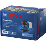 Bosch Levigatrice rotorbitale a batteria GEX 185-LI Professional, 18 Volt, Levigatrice orbitale casuale blu/Nero