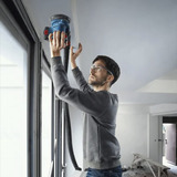Bosch Levigatrice rotorbitale a batteria GEX 185-LI Professional, 18 Volt, Levigatrice orbitale casuale blu/Nero