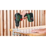 Bosch Universal Drill 18V-60 1900 Giri/min Senza chiave 1,3 kg Nero, Verde, Trapano avvitatore verde/Nero, Trapano con impugnatura a pistola, Senza chiave, Nero, Verde, 1,3 cm, 1900 Giri/min, 3,5 cm