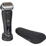 Braun Series 9 Pro+ 9510s Wet & Dry Rasoio Trimmer Nero Nero/Argento, Rasoio, Nero, Batteria, Ioni di Litio, 60 min, Scatola