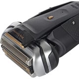 Braun Series 9 Pro+ 9510s Wet & Dry Rasoio Trimmer Nero Nero/Argento, Rasoio, Nero, Batteria, Ioni di Litio, 60 min, Scatola