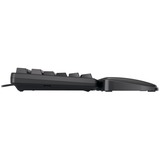 CHERRY JA-0350-2 poggiapolso Nero, Poggiapolsi Nero, Nero, 385 mm, 85 mm, 18 mm, 298 g, 385 x 85 x 18 mm