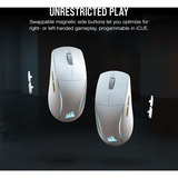 Corsair M75 WIRELESS, Mouse da gioco bianco