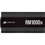 Corsair RM1000x alimentatore per computer 1000 W 24-pin ATX ATX Nero Nero, 1000 W, 100 - 240 V, 47 - 63 Hz, 12 - 6 A, 150 W, 999,6 W