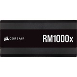 Corsair RM1000x alimentatore per computer 1000 W 24-pin ATX ATX Nero Nero, 1000 W, 100 - 240 V, 47 - 63 Hz, 12 - 6 A, 150 W, 999,6 W