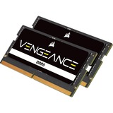 Corsair VENGEANCE memoria 64 GB 2 x 32 GB DDR5 4800 MHz Nero, 64 GB, 2 x 32 GB, DDR5, 4800 MHz, 262-pin SO-DIMM