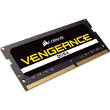 Corsair Vengeance CMSX16GX4M1A3200C22 memoria 16 GB 1 x 16 GB DDR4 3200 MHz Nero, 16 GB, 1 x 16 GB, DDR4, 3200 MHz, 260-pin SO-DIMM