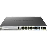 D-Link DMS-3130-30PS switch di rete Gestito L3 2.5G Ethernet (100/1000/2500) Supporto Power over Ethernet (PoE) 1U Nero, Interruttore Gestito, L3, 2.5G Ethernet (100/1000/2500), Supporto Power over Ethernet (PoE), Montaggio rack, 1U
