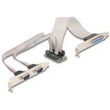 DeLOCK Mini PCIe I/O PCIe full size 1 x Parallelo, 2 x Seriale, Scheda di interfaccia 