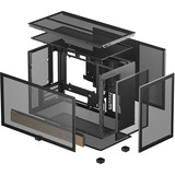 DeepCool CH260 WOOD, Chassis Tower Nero/legno