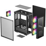 DeepCool R-MATREXX55-BCADA4-G-4, Chassis Tower Nero