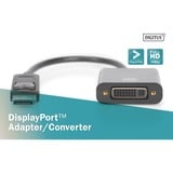 Digitus Adattatore / Convertitore DisplayPort > DVI Nero