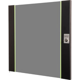 Digitus Porta frontale in vetro per armadio da parete 19" 12U serie Unique, Pannello frontale Nero