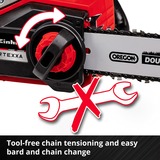 EINHELL FORTEXXA 18/30 4500 Giri/min Nero, Rosso, Sega a catena rosso/Nero, 4500 Giri/min, 30 cm, 27 cm, 8,9 m/s, Nero, Rosso, 0,16 L