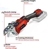 EINHELL GE-GS 18 Li - Solo, 3408290, Potatore rosso/Nero