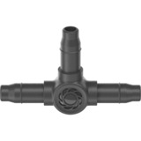 GARDENA Micro-Drip-System raccordo a T 4,6mm (3/16"), Connessione grigio scuro