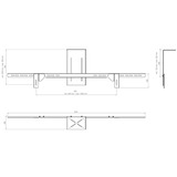 HAGOR HA Cam Holder XXL 86 – 110“, Supporto Nero