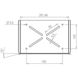HAGOR HA Cam Holder XXL 86 – 110“, Supporto Nero