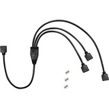 Inter-Tech 88885466 cavo di alimentazione interno 0,48 m Nero, 0,48 m, 4 piedini, 4 piedini, Nero, 30 g, 1 pz